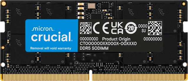 Memoria Crucial DDR5 16GB 4800MHz SODIMM Cl40
