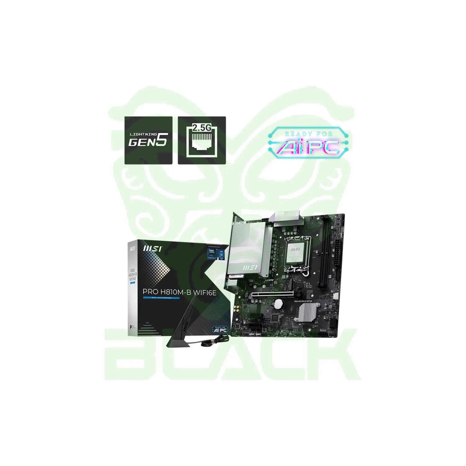 Motherboard MSI Pro H810M-B Wifi6e LGA 1851 DDR5