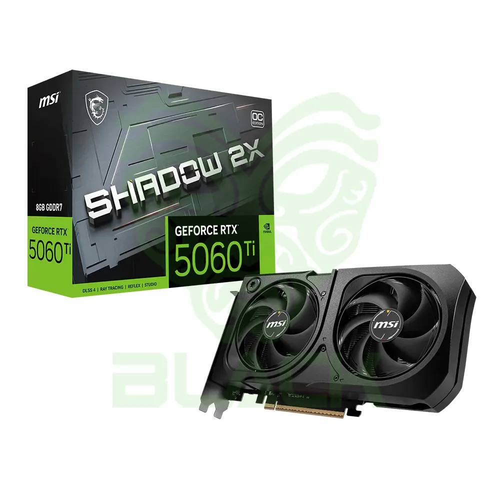MSI GEFORCE RTX 5060 TI SHADOW 2X PLUS 8G OC