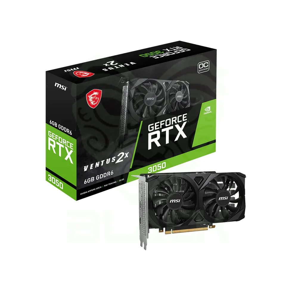 MSI GEFORCE RTX 3050 VENTUS 2X 6G OC