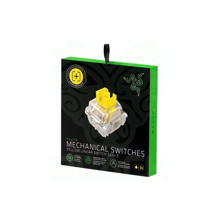RAZER SWITCH PACK X36 YELLOW LINEAR