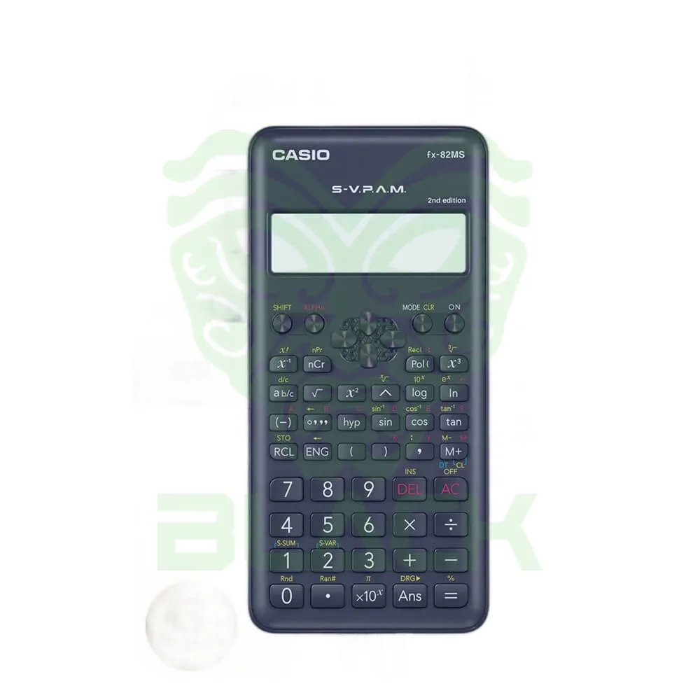 CALCULADORA CIENTIFICA CASIO (FX-82MS-2) 240 FUNCIONES BLACK