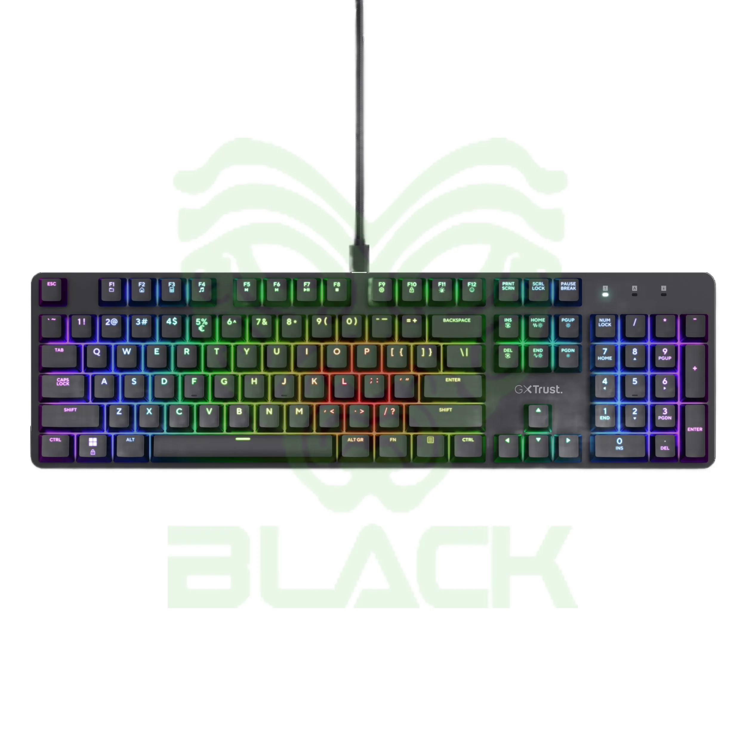 TECLADO TRUST ZORA MECHANICAL US GXT871