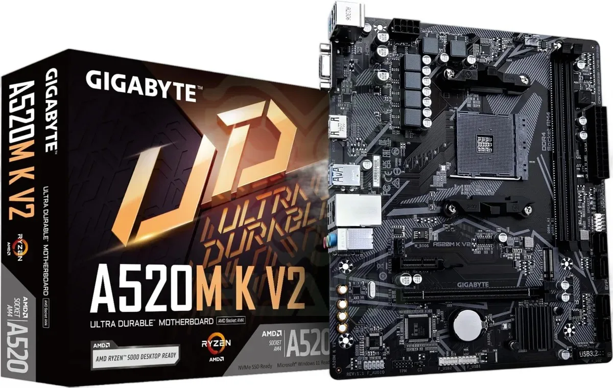 MOTHER GIGABYTE A520M K V2 1.1 SOCKET AM4