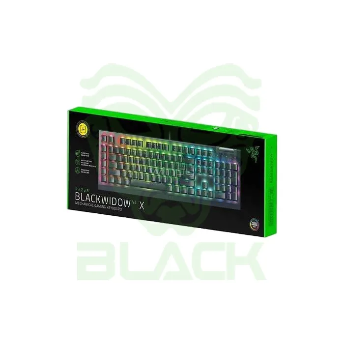 TECLADO MECANICO RAZER BLACKWIDOW V4 SWITCH YELLOW RGB BLACK USB-C