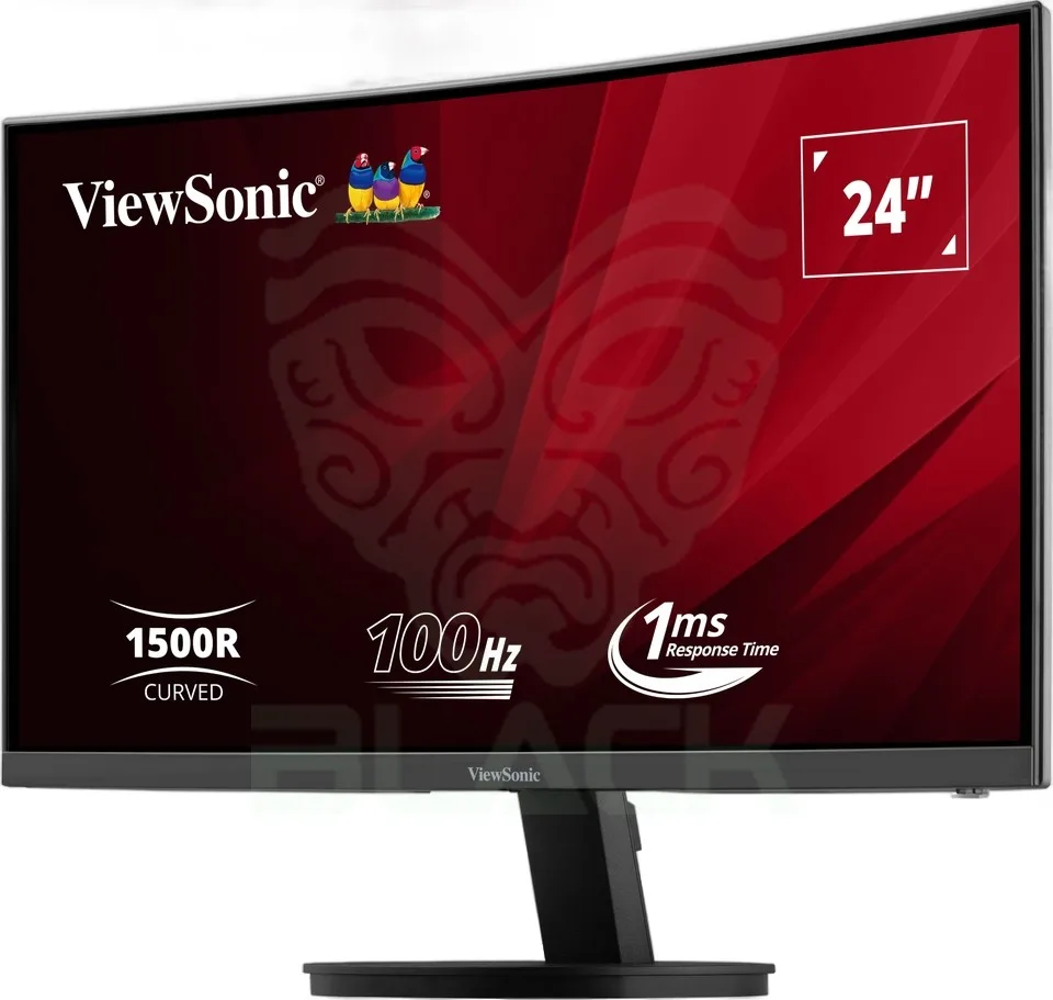 MONITOR CURVO 24" VIEWSONIC VA2416C FULL HD DISPLAY PORT HDMI