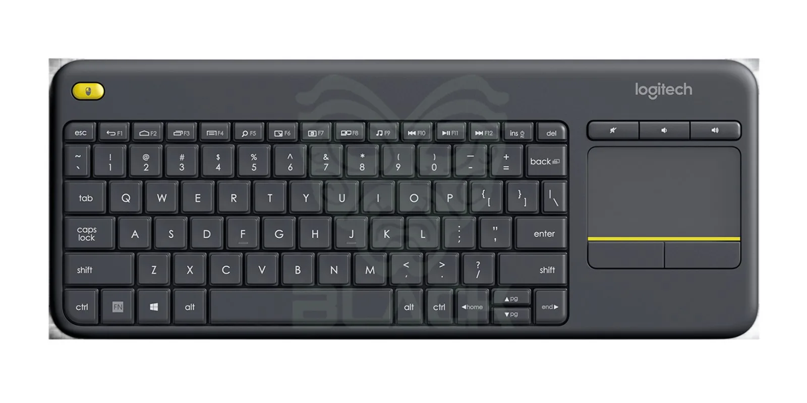 TECLADO LOGITECH K400 PLUS WIRELESS 2.4GHZ C/TOUCHPAD