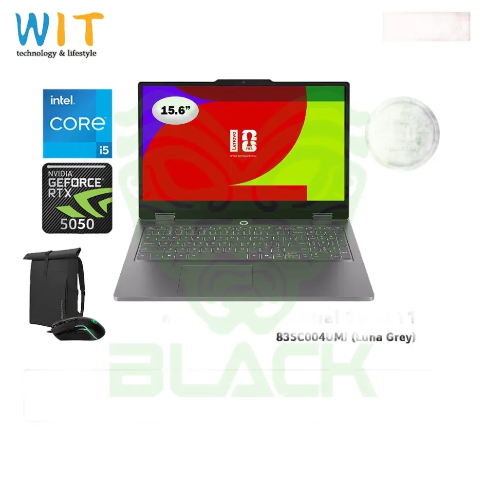 NOTEBOOK LENOVO LOQ ESSENTIAL 15IRX11 15.6" INTEL CORE I5 13450HX 16GB DDR5 SSD 512GB RTX 5050 8GB FREE DOS 83SC007PAR