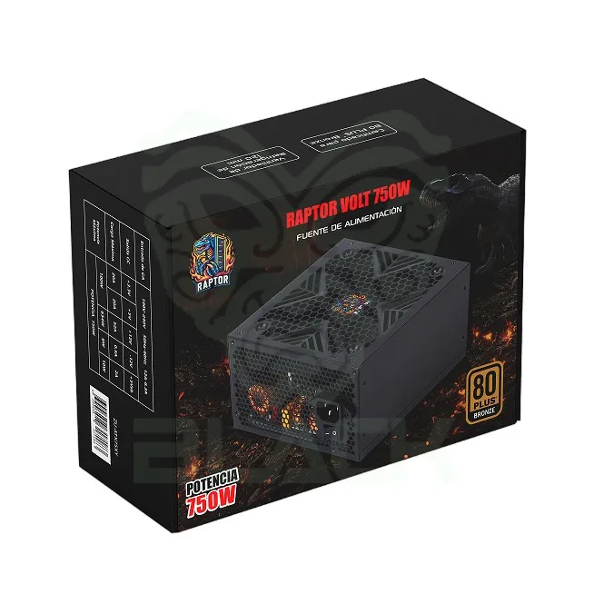 FUENTE RAPTOR VOLT 500W 80 PLUS BRONZE