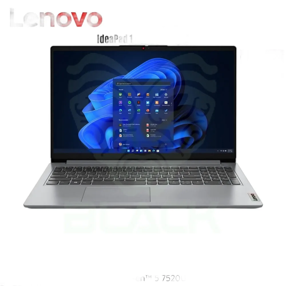 NOTEBOOK 15.6" LENOVO IDEAPAD 1 AMD RYZEN 5 7520U 8GB RAM DDR5 SSD 256GB WINDOWS 11