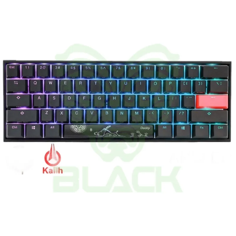 TECLADO GAMER DUCKY MECHA MINI V2 RGB KAILH BOX WHITE PBT DOUBLE-SHOT