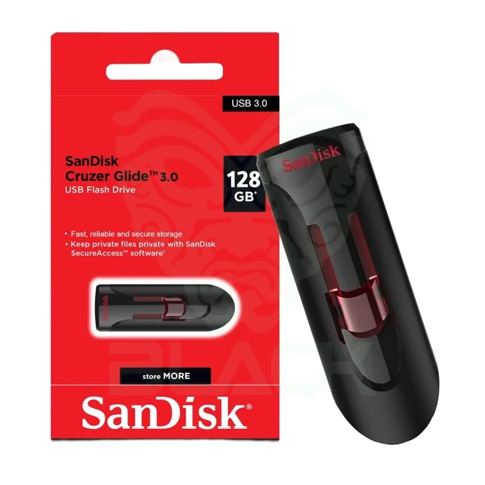 PENDRIVE SANDISK CRUZER GLIDE 3.0 - 128GB