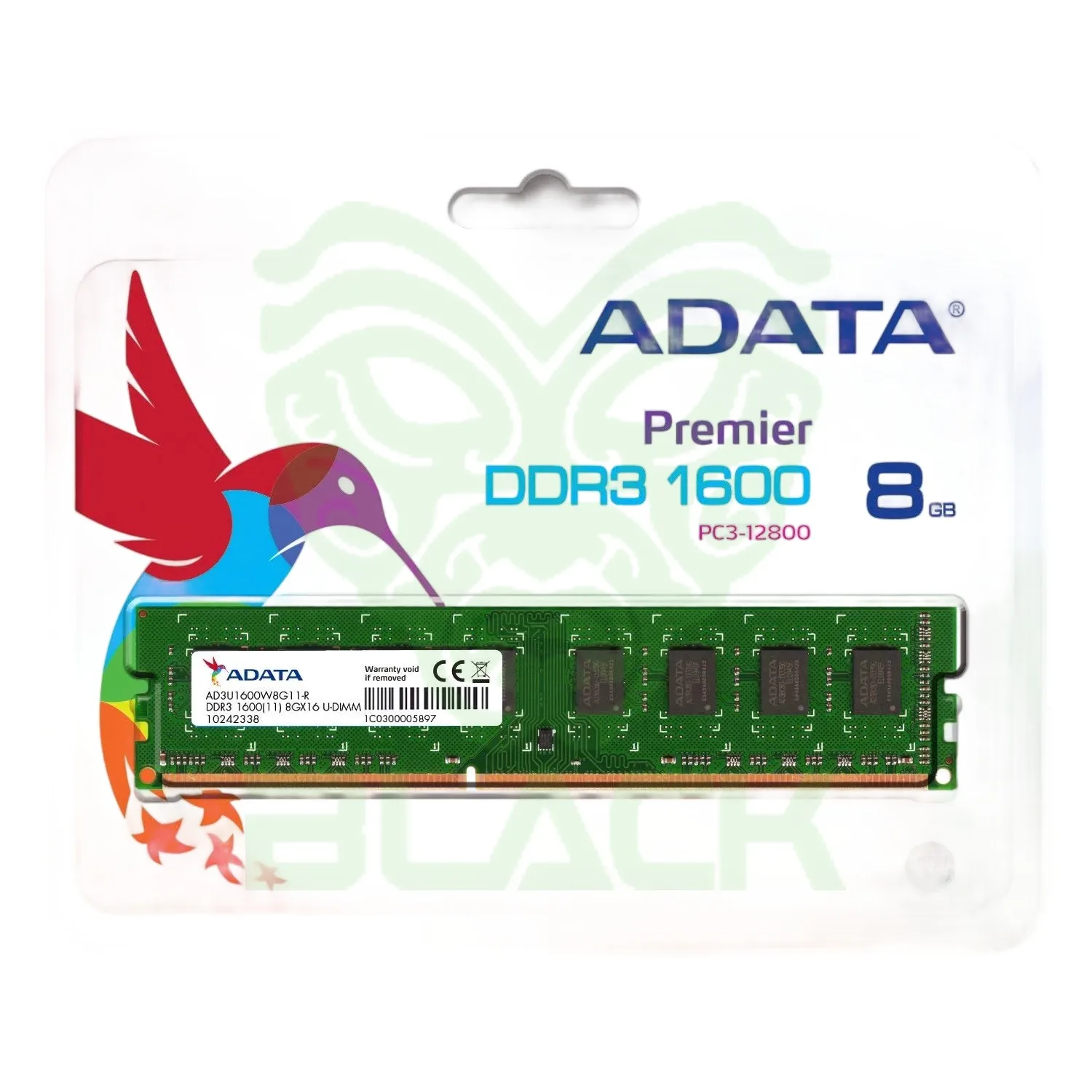 MEMORIA RAM ADATA 8GB DDR3 1600MHZ ADDX1600W8G11-SPU