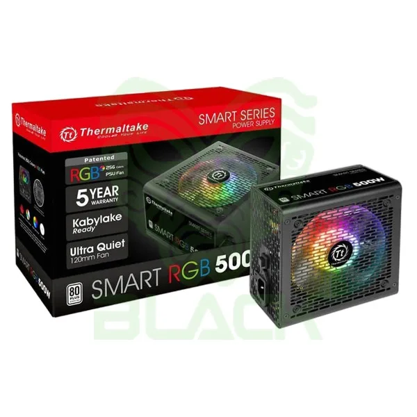 THERMALTAKE SMART RGB 500W 80 PLUS WHITE