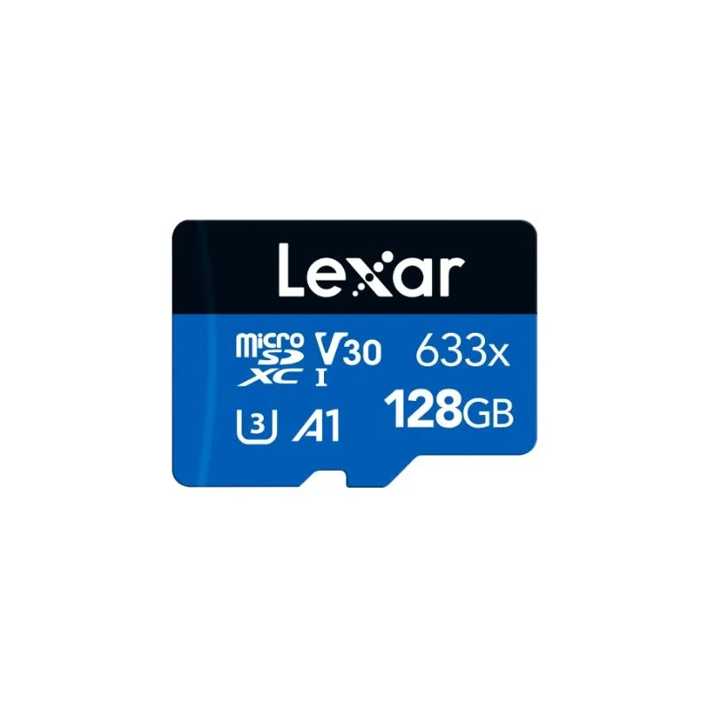TARJETA MICROSDXC LEXAR 633X 128GB UHS-I C10 CON ADAPTADOR