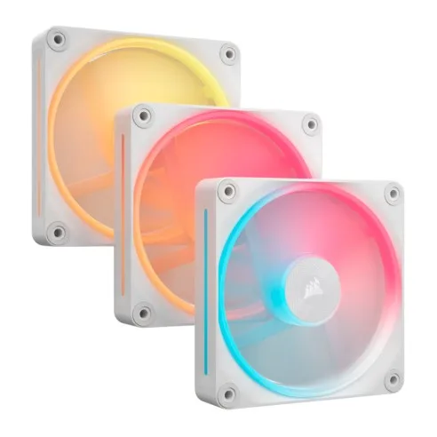Fan Cooler Corsair Icue Link Lx120 RGB 120mm White Pack X3
