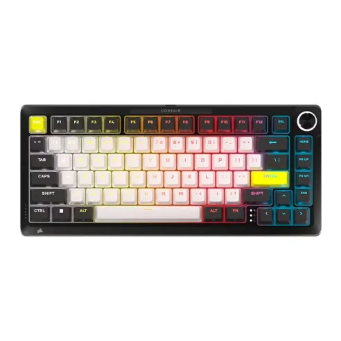 Teclado Magnético Corsair Makr Pro 75 Hall Efect Diy English Black