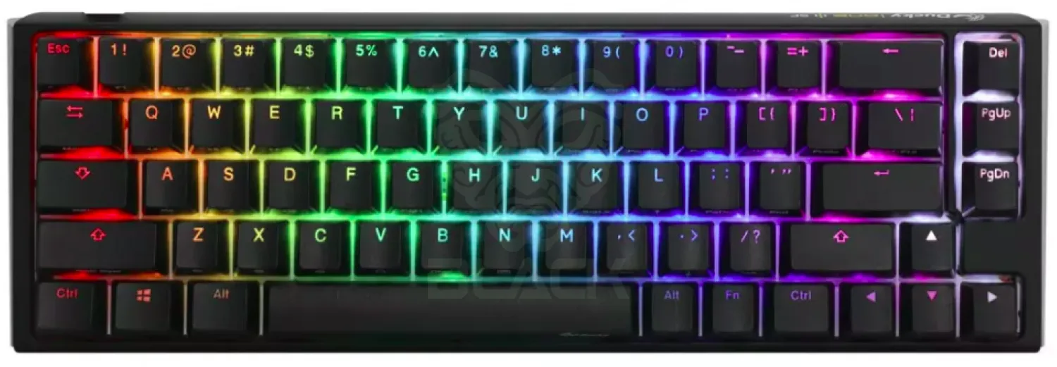 Teclado Mecanico Ducky One 3 Sf 65 Hotswap Cherry Mx Brown Retroiluminado RGB Negro