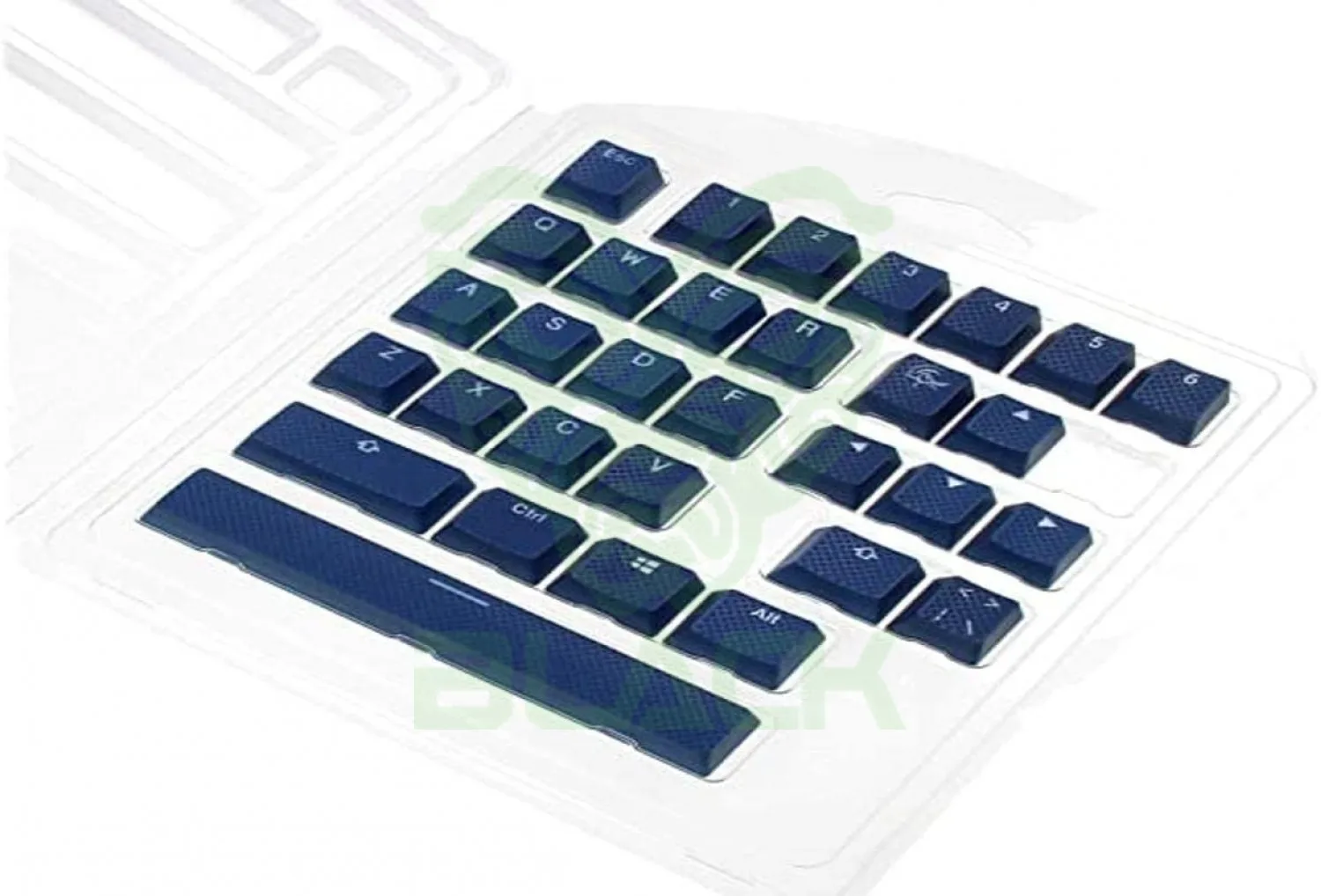 Ducky Rubber Keycap 31 Keys Rubber Seamless Double Shot Navy Blue Color