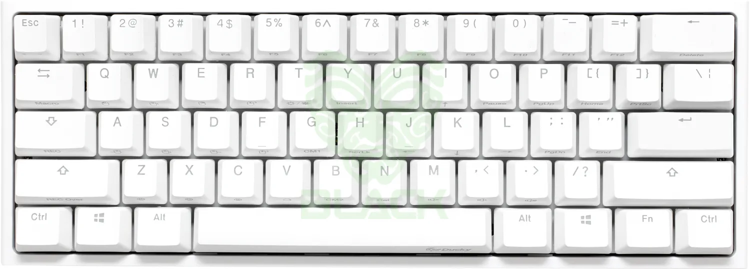 Teclado Gamer Ducky One 2 Mini RGB White 60 Mecanico