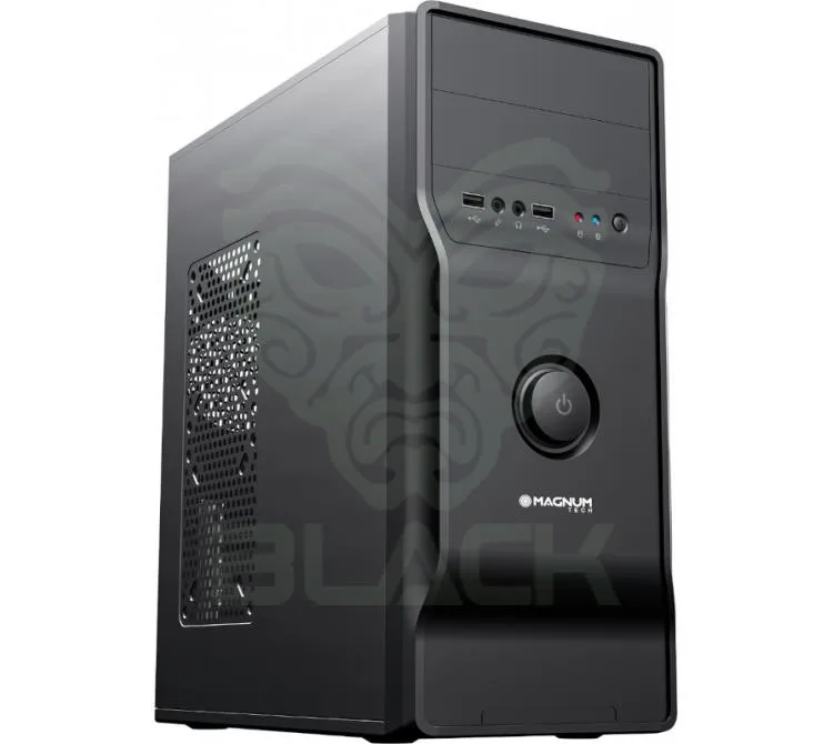 Gabinete Kit Magnum Tech MT-K735 Fuente 600w + Teclado Y Mouse De Regalo