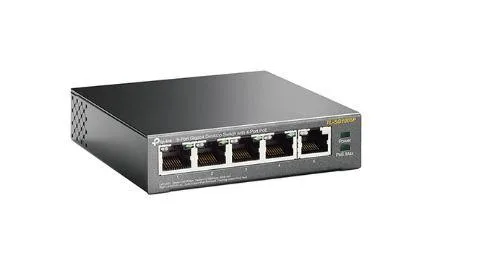 SWITCH TP LINK 5 PUERTOS GIGABIT 4 POE