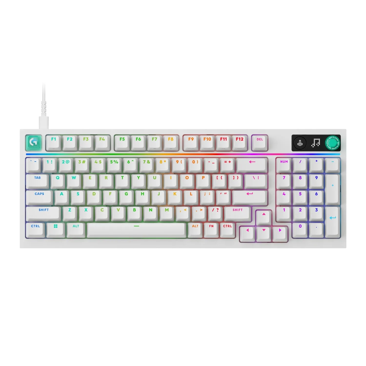 Teclado Logitech G316 X 98 White Gaming