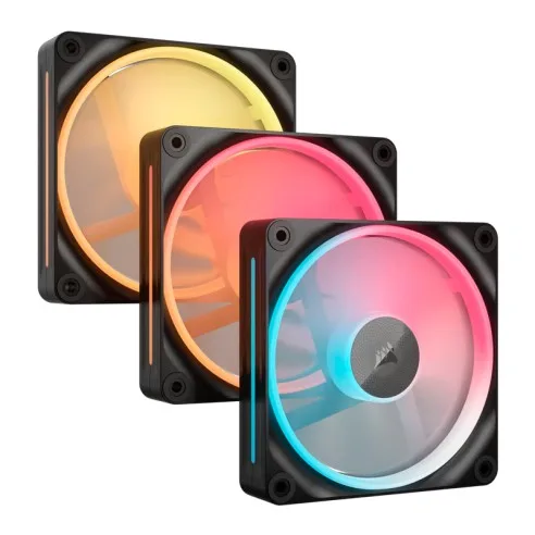 Fan Cooler Corsair Icue Link LX120-R RGB 120mm Black Pack X3