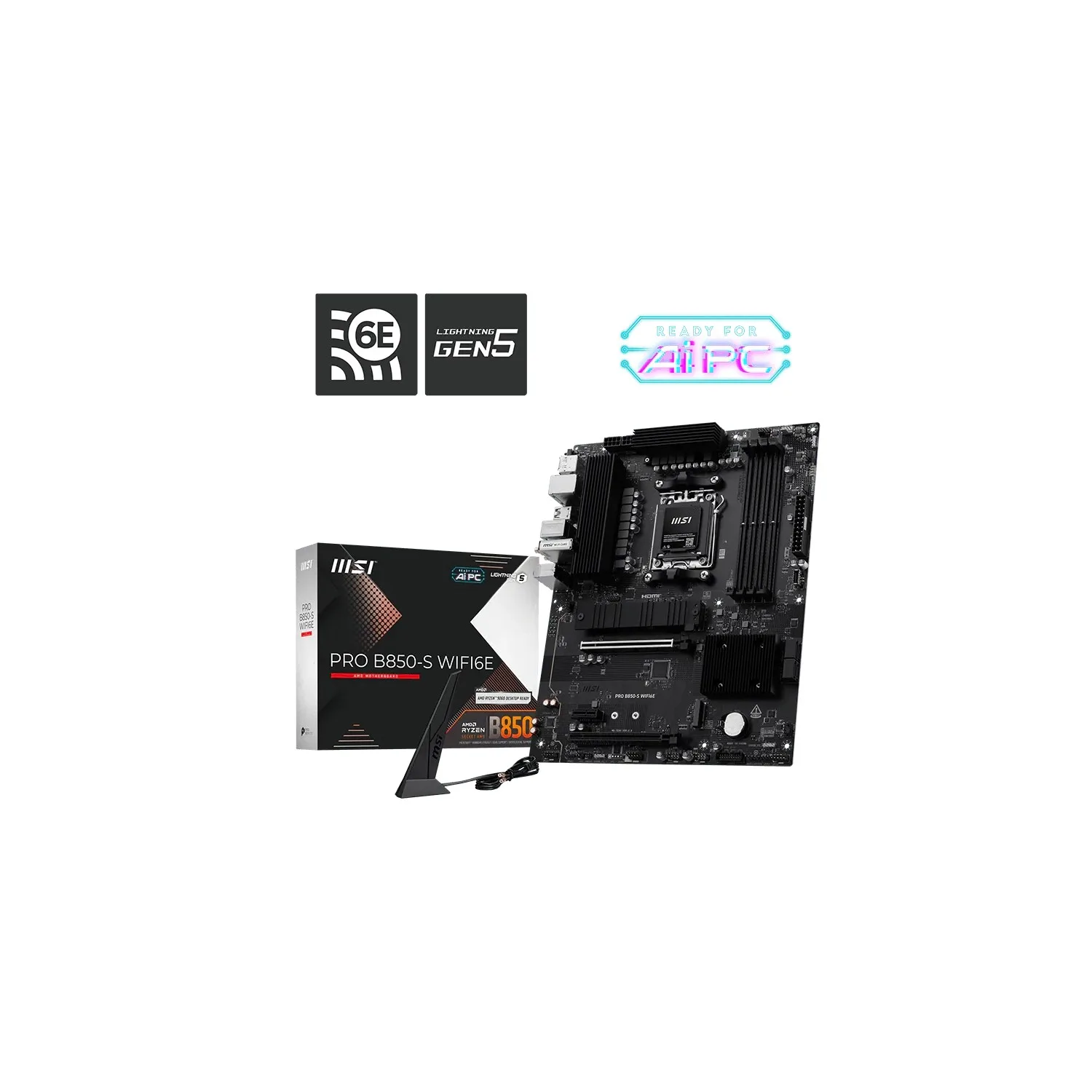 Mother MSI (am5) Pro B850-S Wifi6e DDR5