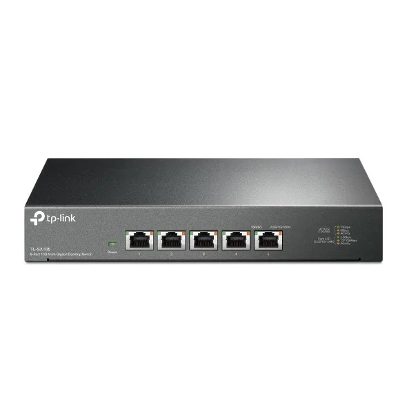 Tp-link TL-SX105 Dispositivo De Red No Administrado 10g Ethernet (100/1000/10000) Negro. 5-PORT 10g Multi-gigabit Desktop Switch