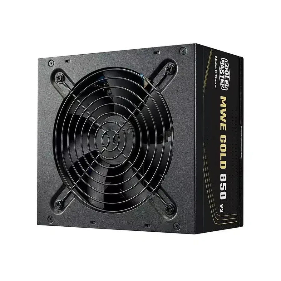 Fuente 850w Cooler Master Mwe Gold V3 80+ Gold Color Negro