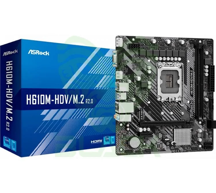 Mother Asrock H610M-HDV/M2 R2.0 DDR4 S1700