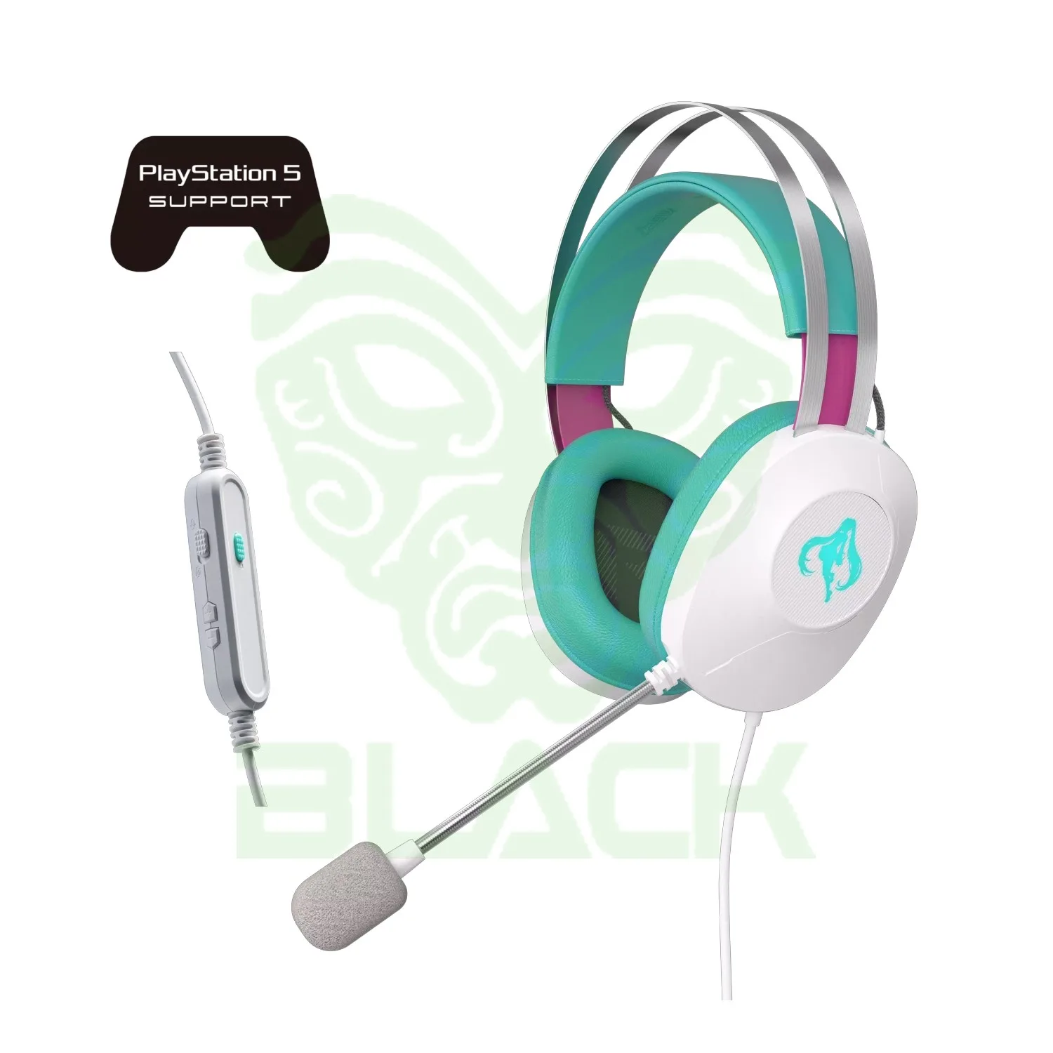 Auricular ASUS A303 TUF Gaming H1 Gen II Hatsune Miku Edition