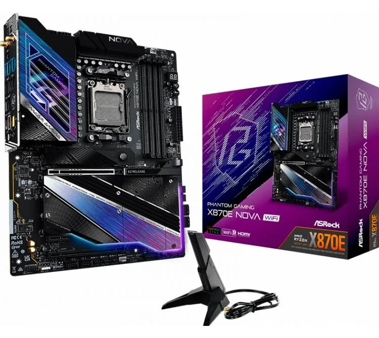 Mother Asrock X870E Nova WIFI DDR5 AM5