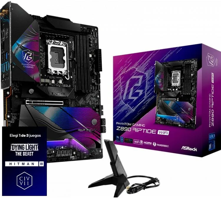 Mother Asrock Z890 Riptide WIFI LGA1851 DDR5