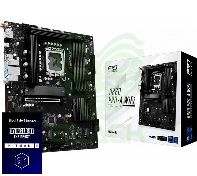 Mother Asrock B860 Pro-a WIFI LGA1851 DDR5
