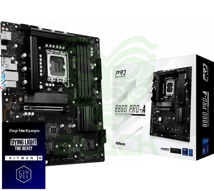 Mother Asrock B860 Pro-a LGA1851 DDR5