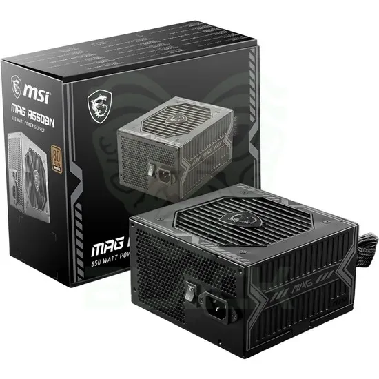 FUENTE 550W MSI 80 PLUS BRONZE MAG A550BN
