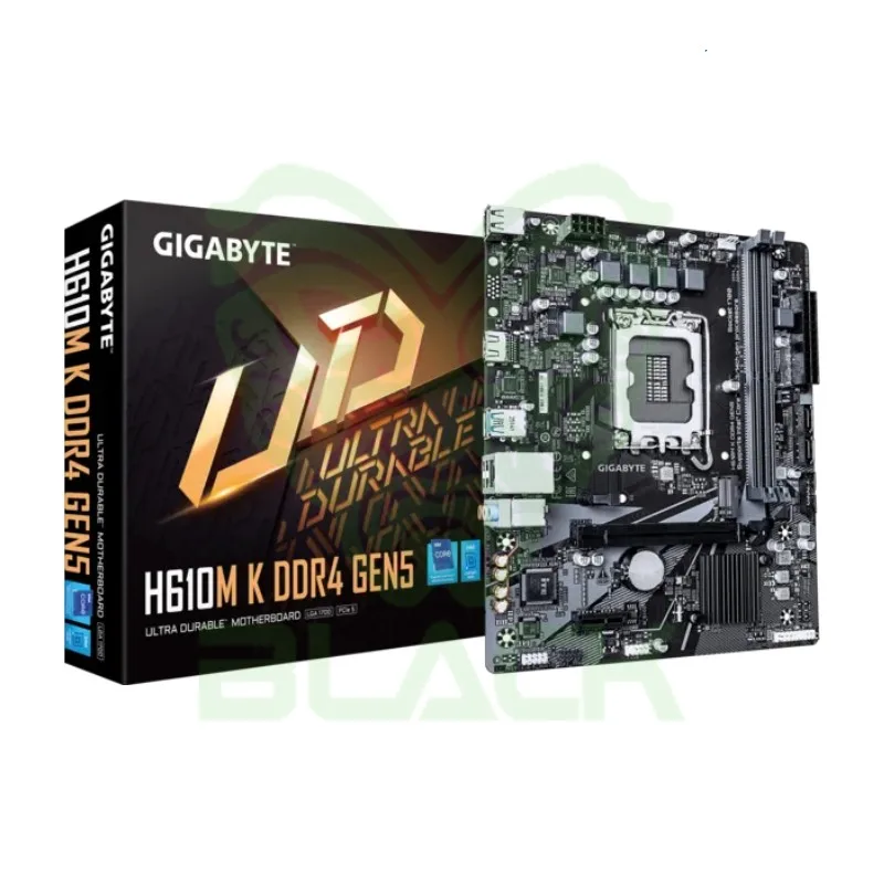 MOTHERBOARD GIGABYTE H610M K DDR4 GEN5 LGA1700 DDR4
