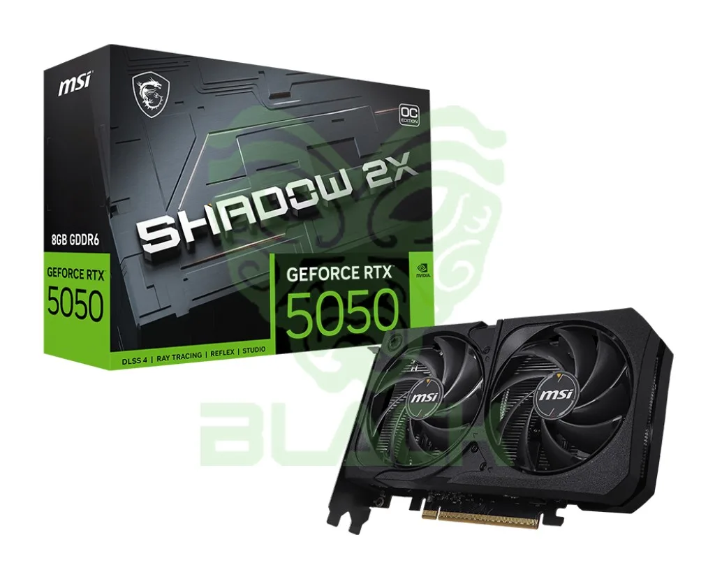 PLACA DE VIDEO MSI GEFORCE RTX 5050 8GB SHADOW 2X OC