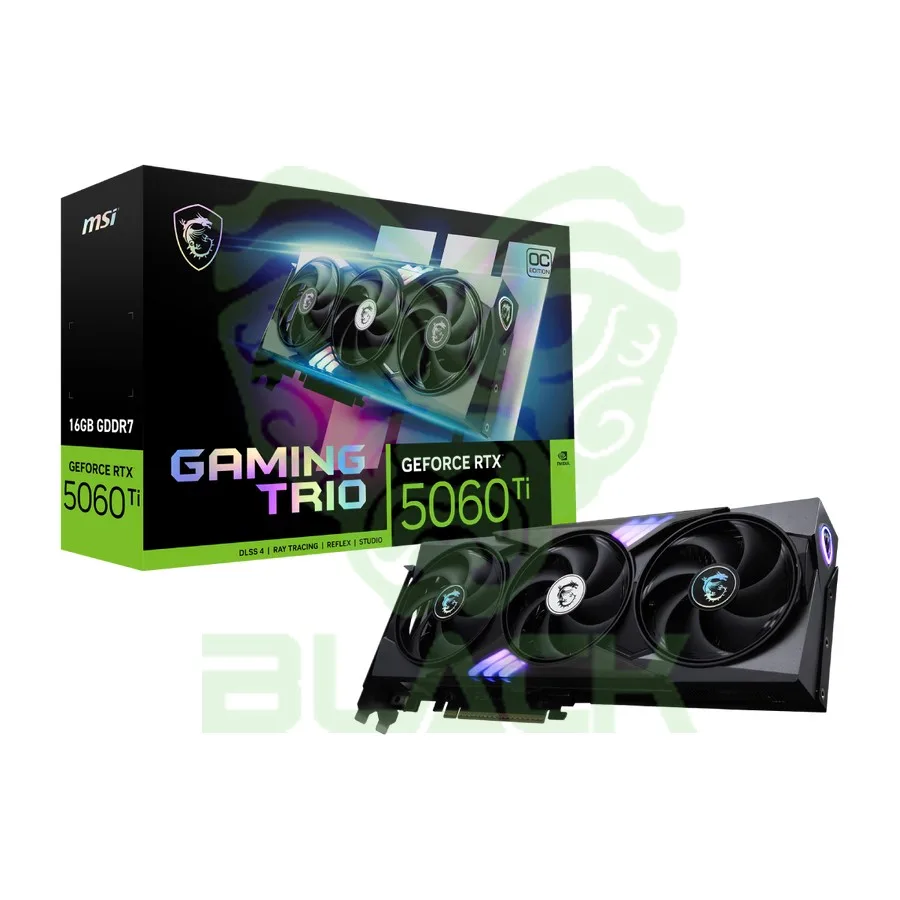 PLACA DE VIDEO MSI NVIDIA GEFORCE RTX 5060 TI SHADOW 2X OC PLUS 8GB GDDR7 912-V536-023