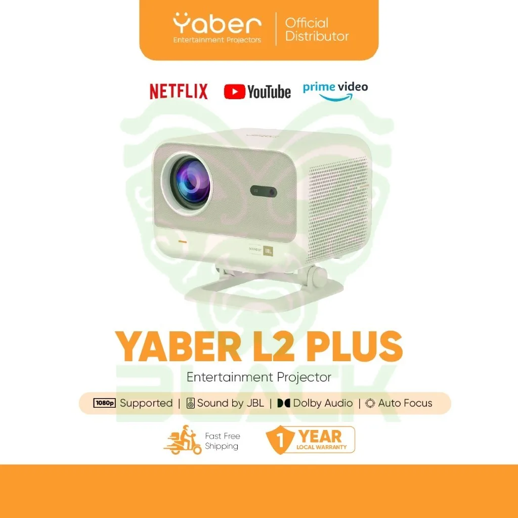 Proyector Yaber L2 Plus 1080p Jbl Dolby Audio Con Netflix Cbk0037