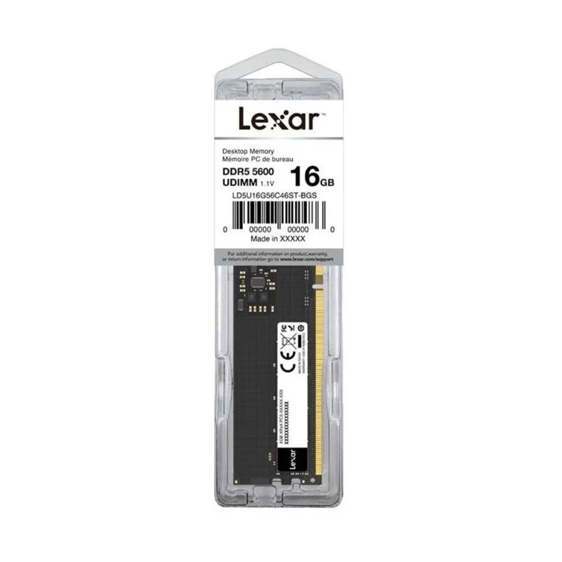 Memoria DDR5 16GB 5600MHz Lexar 1.1v