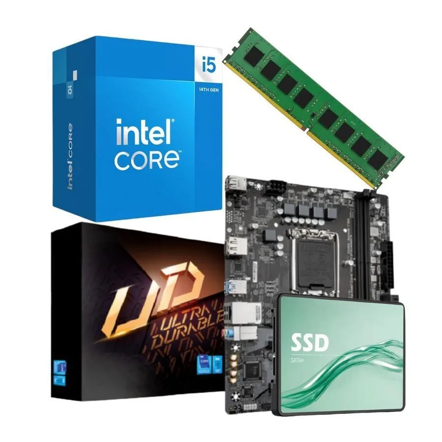 Combo Ecovision INTEL i5 14400 + Mother + 16 GB + 512 GB
