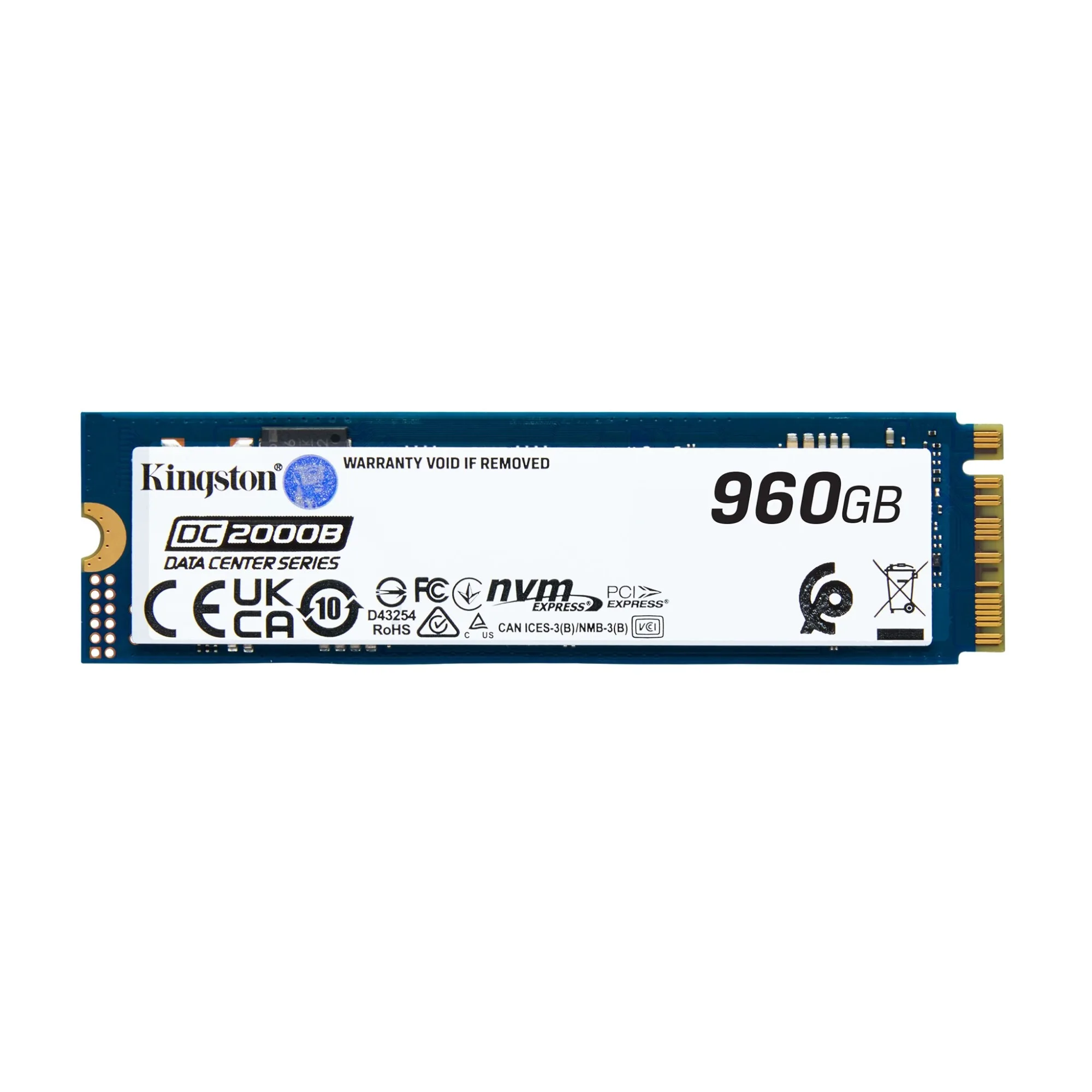 Disco SSD 960GB Kingston Dc2000b PCIE Nvme