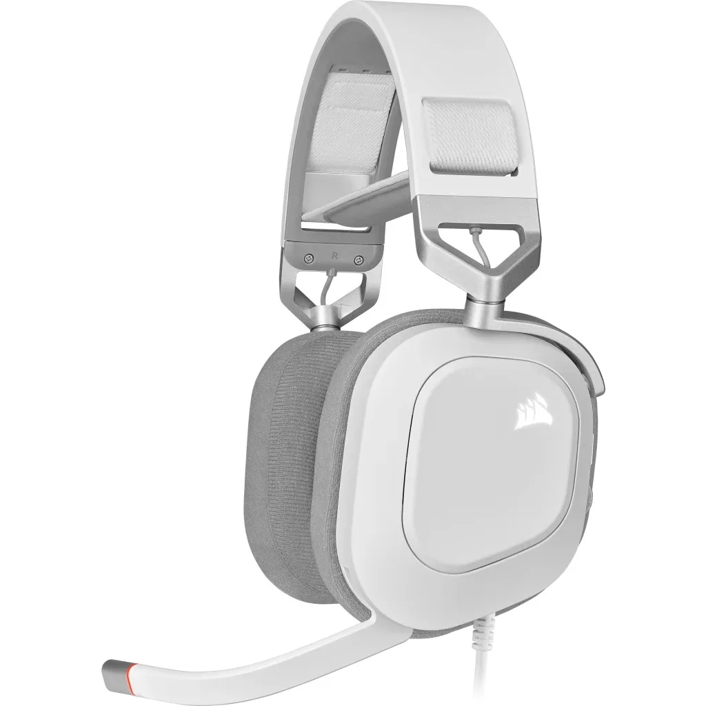 Auriculares Corsair Hs80 Premium Dolby Atmos 7.1 White RGB