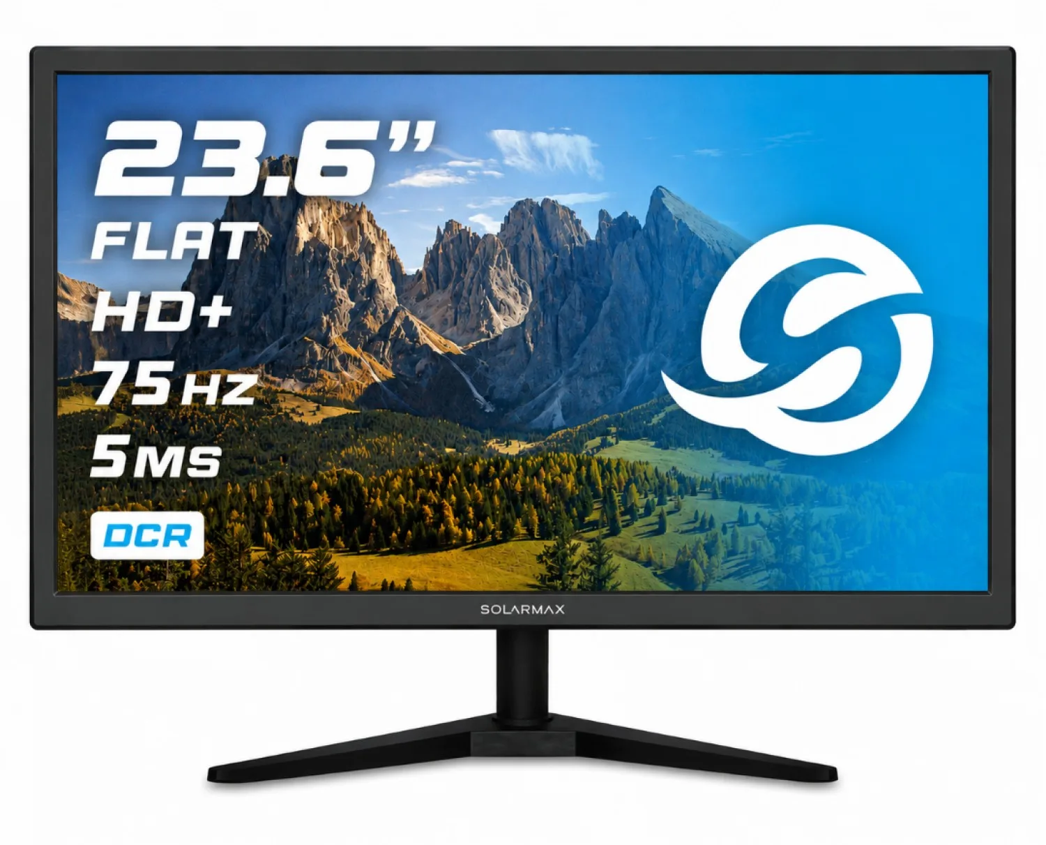 MONITOR 23" SOLARMAX.6 FHD 75HZ VGA/HDMI NEGRO