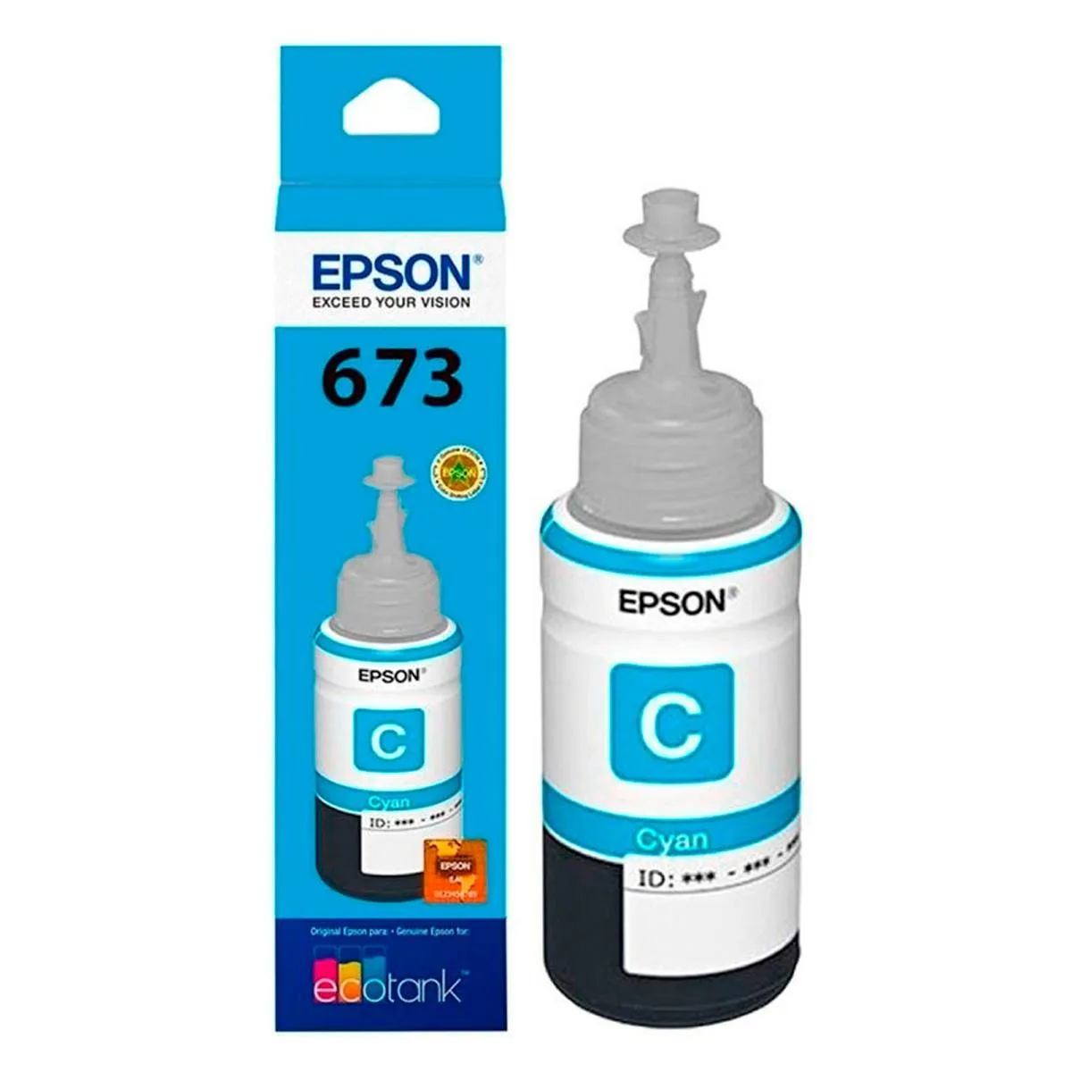 BOTELLA EPSON T673220-AL CYAN