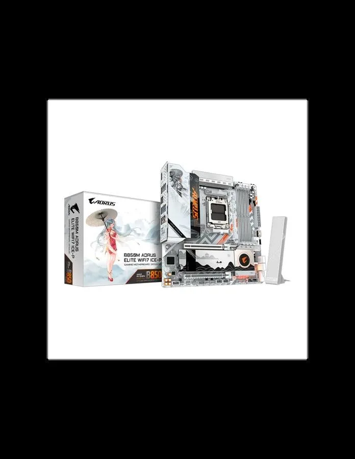 MOTHER GIGABYTE (AM5) B850M AORUS ELITE WF7 ICE-P