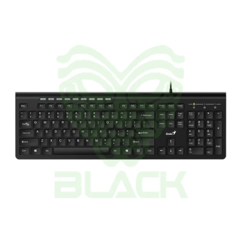Teclado Genius Slimstar 230 II Blk USB Black